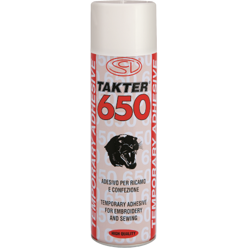 Takter 650 Spray adesivo temporaneo di alta qualità per ricami