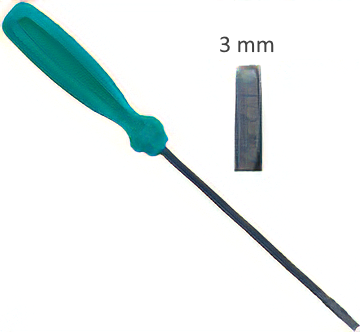 Cacciavite per capsule piccolo 3mm x 80 mm Codice prodotto (SC4)