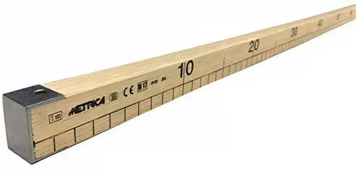 Metro da banco in legno per sarti 100cm