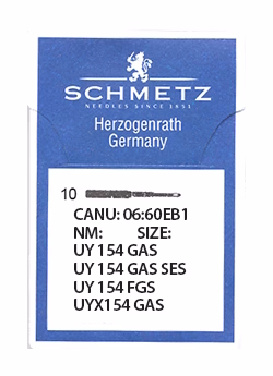SCHMETZ : 154 GAS (Curvo) Aghi industria