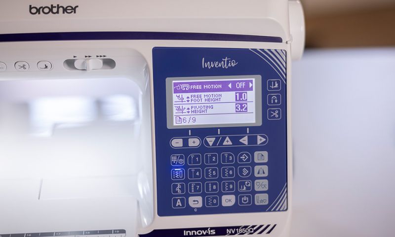 BROTHER INVENTIO NV1850Q Macchina da cucire elettronica 232 punti - immagine 6