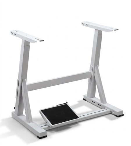 S355BR - 2687-04 TAI- Sostegno regolabile con rinforzo bianco per macchine da cucire industriali